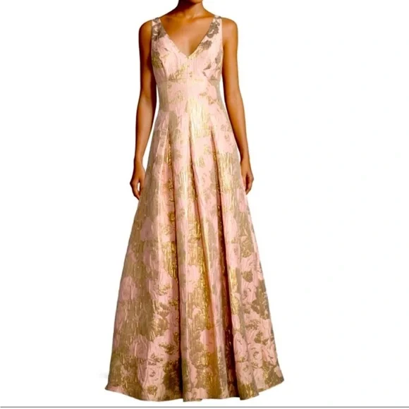 Aidan Mattox | Dresses | Nwot Aidan Mattox Pleated Pink And Gold Gown | Poshmark Aidan Mattox | Dresses | Nwot Aidan Mattox Pleated Pink And Gold Gown | Poshmark